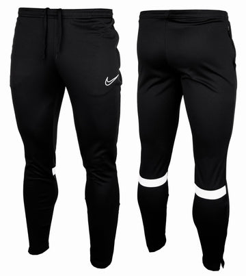 Pantalones originales de Nike al mejor precio ⭐ Ropa deportiva cómoda y de buena calidad ➡️ Descubre nuestra tienda Depor8 | Pantalones hombre Nike Dri-Fit Academy poliéster negro blanco